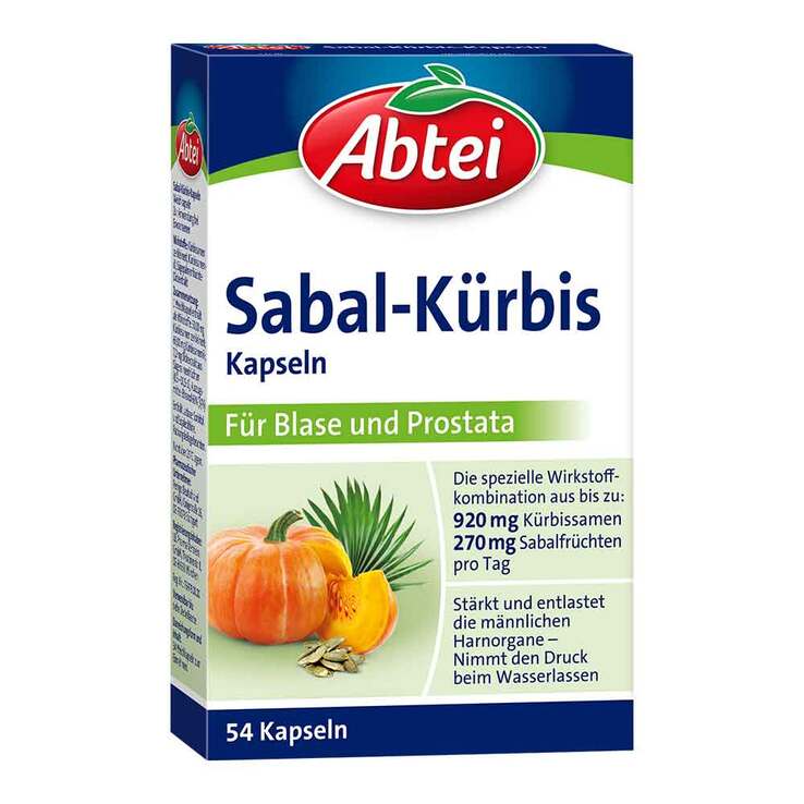 Abtei Sabal Kürbis Kapseln, 54 St