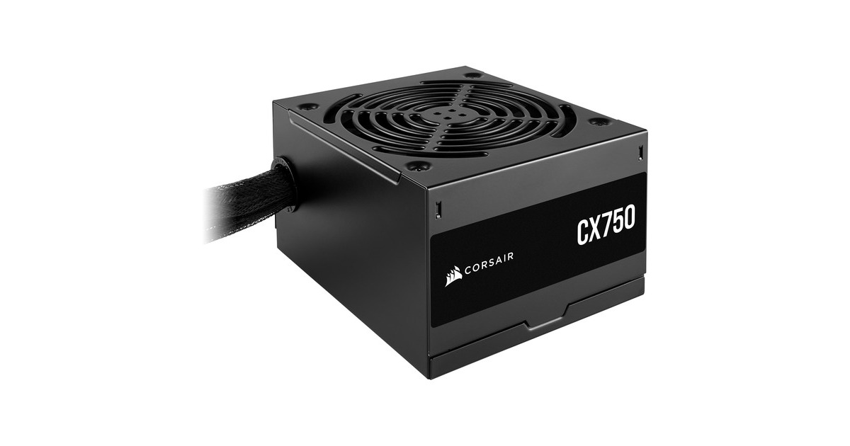 CorsairCX750 750 watt voeding   (Zwart, 3x PCIe)