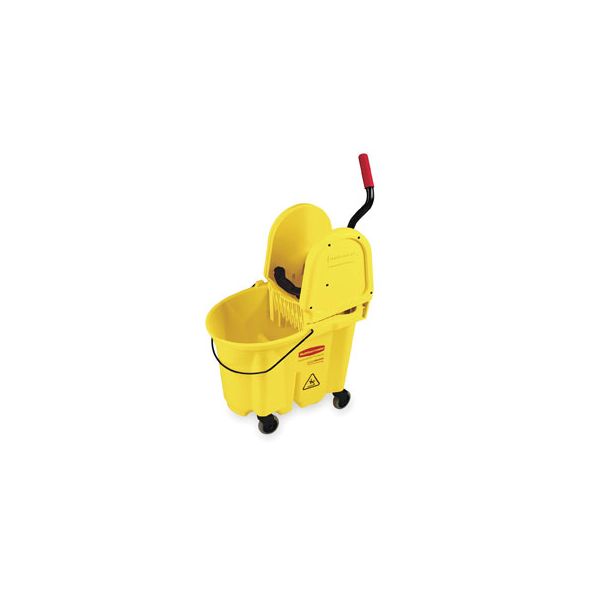 Rubbermaid Conjunto Combo Wavebrake (balde 33Litros Prensa) Amarelo - RUBFG757788YEL