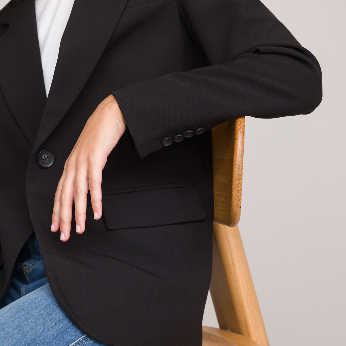 COLEÇÕES LA REDOUTE<br>Blazer de corte amplo