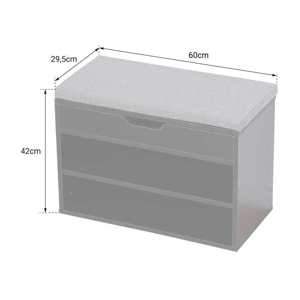 Happy Garden Schoenenkast ALAN - Wit - MDF