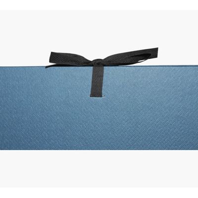 Exacompta OfficeByMe - Trieur extensible 18 compartiments A4 - fermeture à ruban - bleu canard