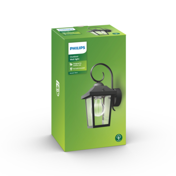 Philips buitenlamp myGarden Buzzard zwart