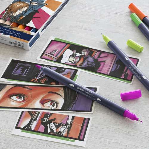 FABER-CASTELL Goldfaber Sketch Marker, 6er-Sets