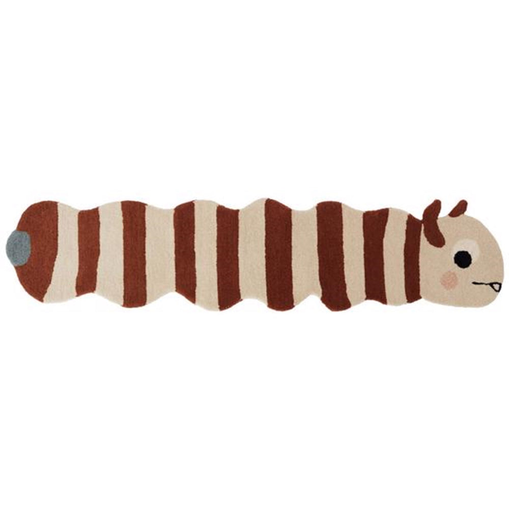 Gulvtæppe Leo Larva - OYOY → Luksusbaby.dk