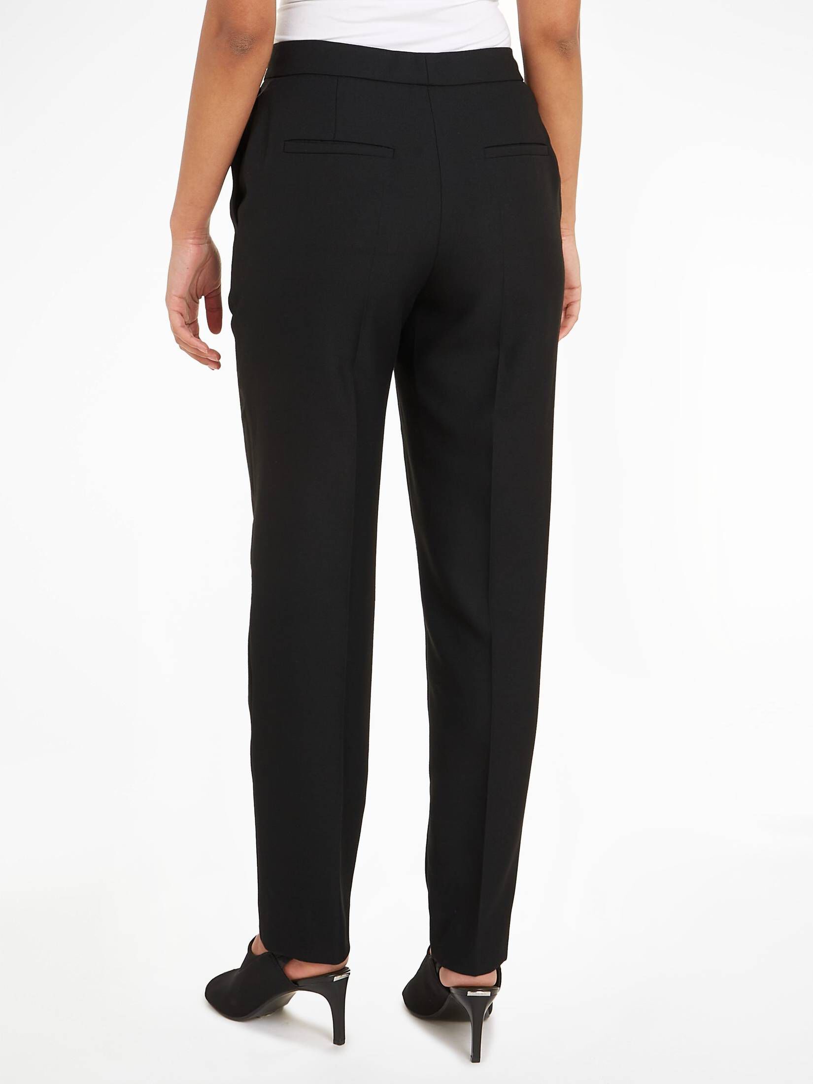 CALVIN KLEIN| Damen Hose ESS SLIM TAPERED ANKLE PANT