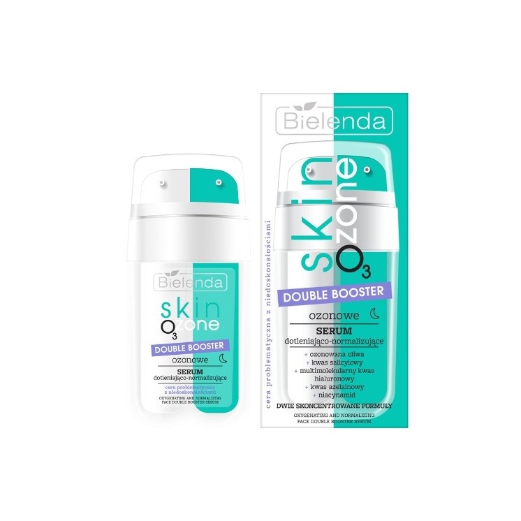 Bielenda SKIN O3 ZONE Double Booster Ozon sauerstoffhaltiges und normalisierendes serum 2 x 7,5 ml