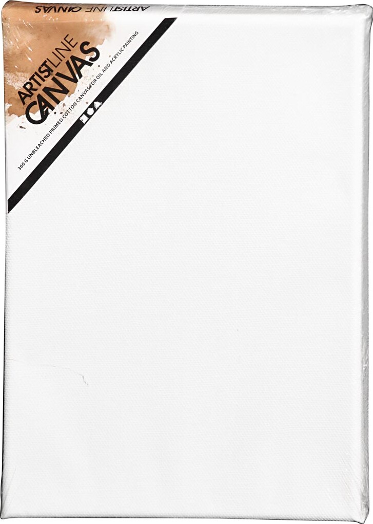 Artistline Canvas - D 1,6 CM - Str. 18X24 CM - 360 G - Hvid - 10 Stk