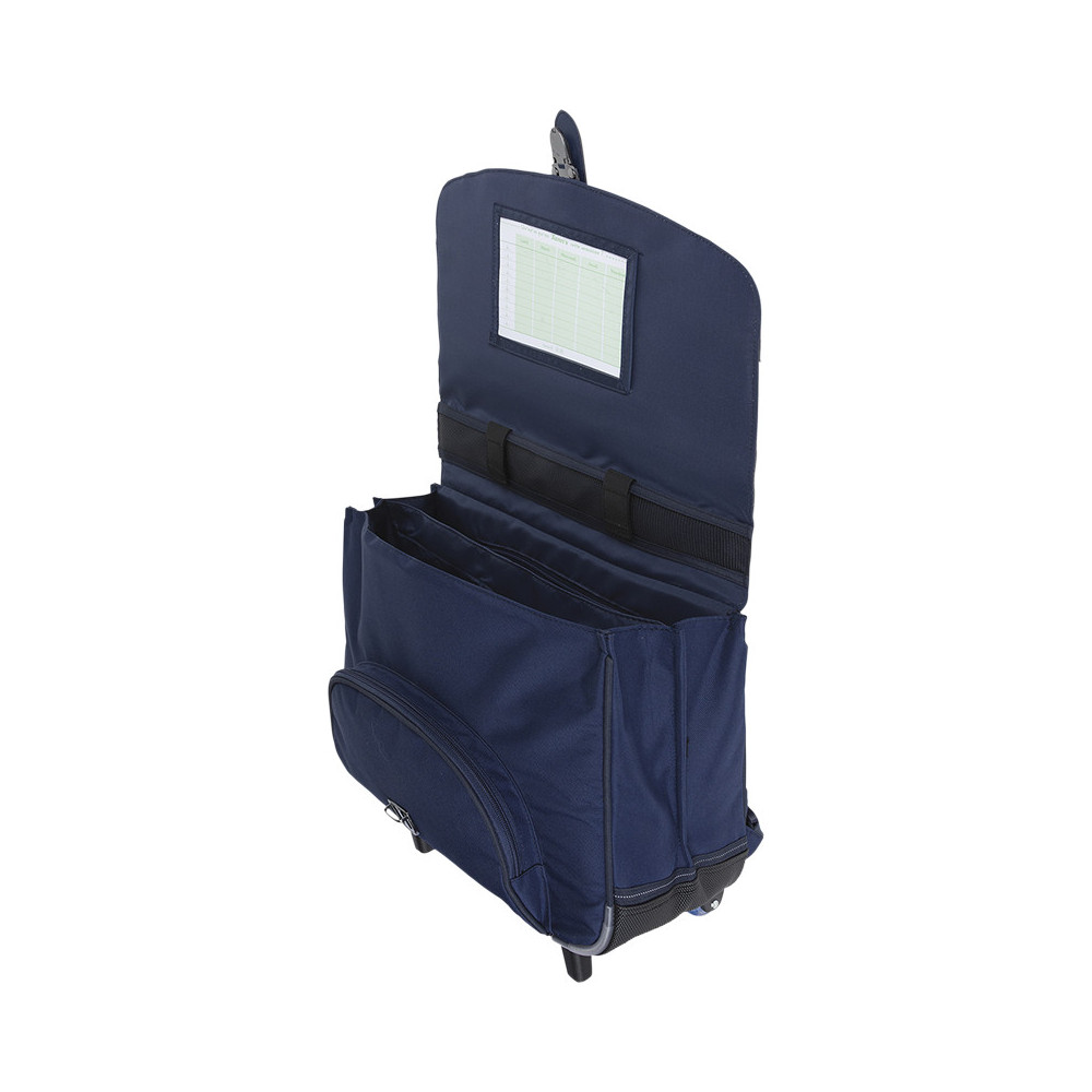Cartable trolley Tristan bicolore