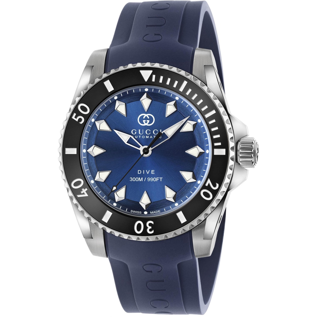 Gucci Dive L Automatic Blau