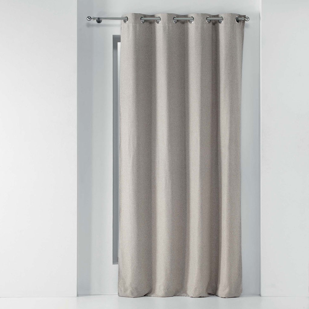 Rideau occultant chambray CHINEA lin 135x240cm