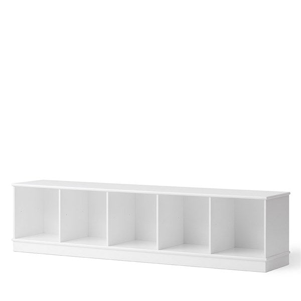 Køb Oliver Furniture Wood Reol 5x1 m. Sokkel