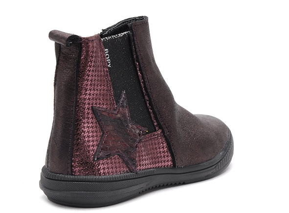 Bopy boots bottine enfant samalo enfant bordeaux