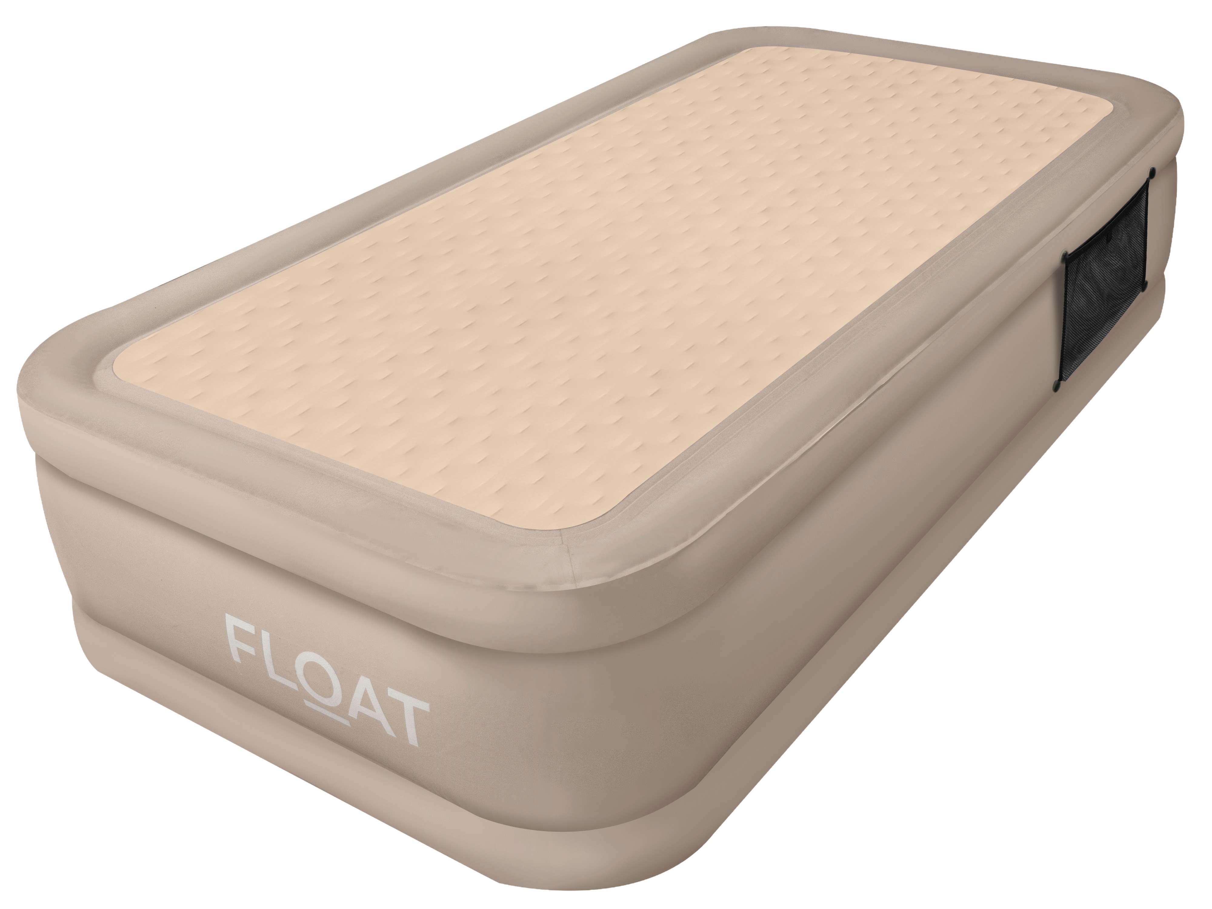FLOAT Eenpersoons luchtbed met ingebouwde pomp