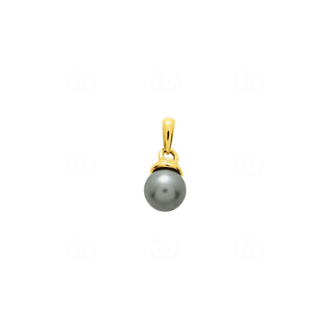 Anhänger 750/18 K Gelbgold mit Tahiti-Kulturperle 8mm