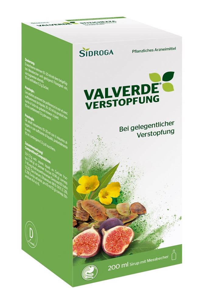 VALVERDE Verstopfung Sirup Glasfl 200 ml