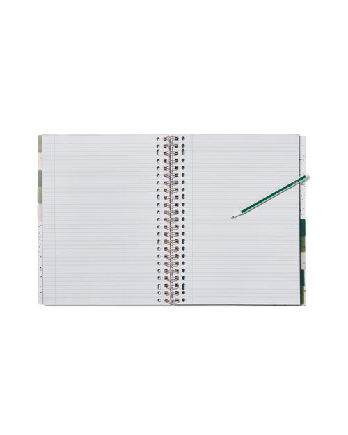 cahier à spirale 10-en-1 A4 ligné