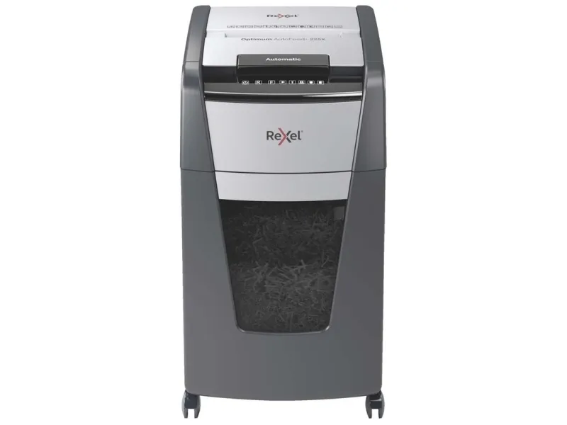 Makulator Rexel Optimum AutoFeed  225X krydsmakulering 4x25 mm (P-4)