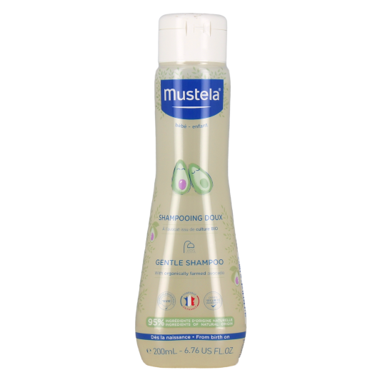Shampooing doux pour bébé Mustela à l'avocat Bio