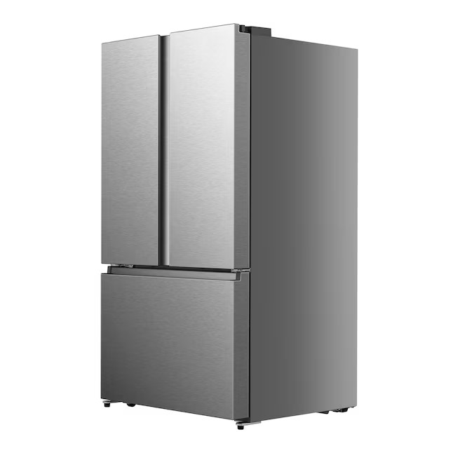 Refrigerador Hisense French Door de 26,6 pés cúbicos com máquina de gelo (aço inoxidável resistente a impressões digitais) ENERGY STAR