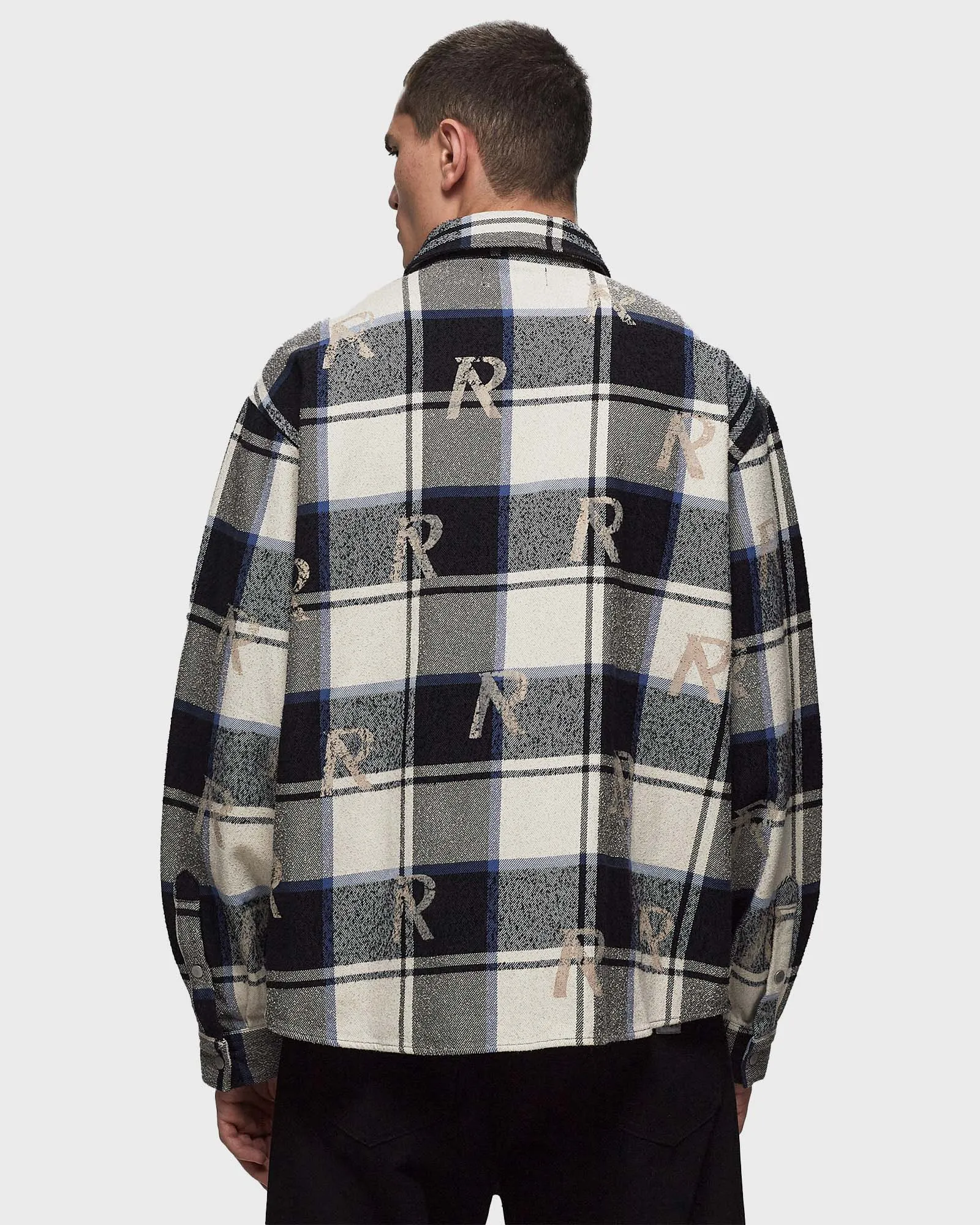 Represent ALL OVER INITIAL FLANNEL SHIRT
