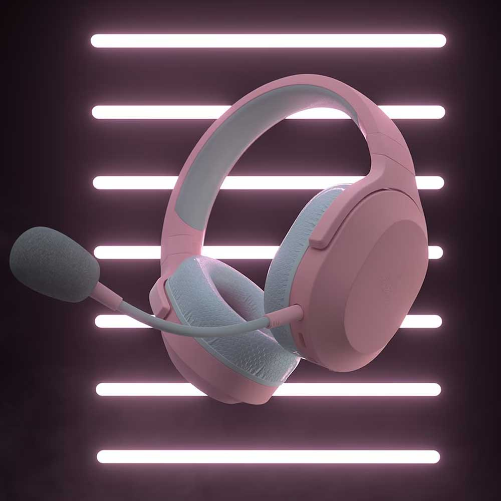 Barracuda X (2022) 2.4GHz USB C   Bluetooth Gaming Kopfhörer Over-Ear Stereo Headset mit Mikrofon (RZ04-04430300-R3M1) - Rosa