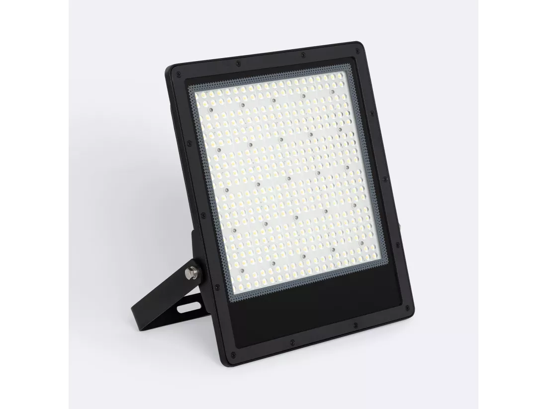 Projecteur LED 200W Dimmable TRIAC 170 lm/W IP65 ELEGANCE Slim PRO Noir Blanc Froid Asymétrique 80ºx155º 5000K