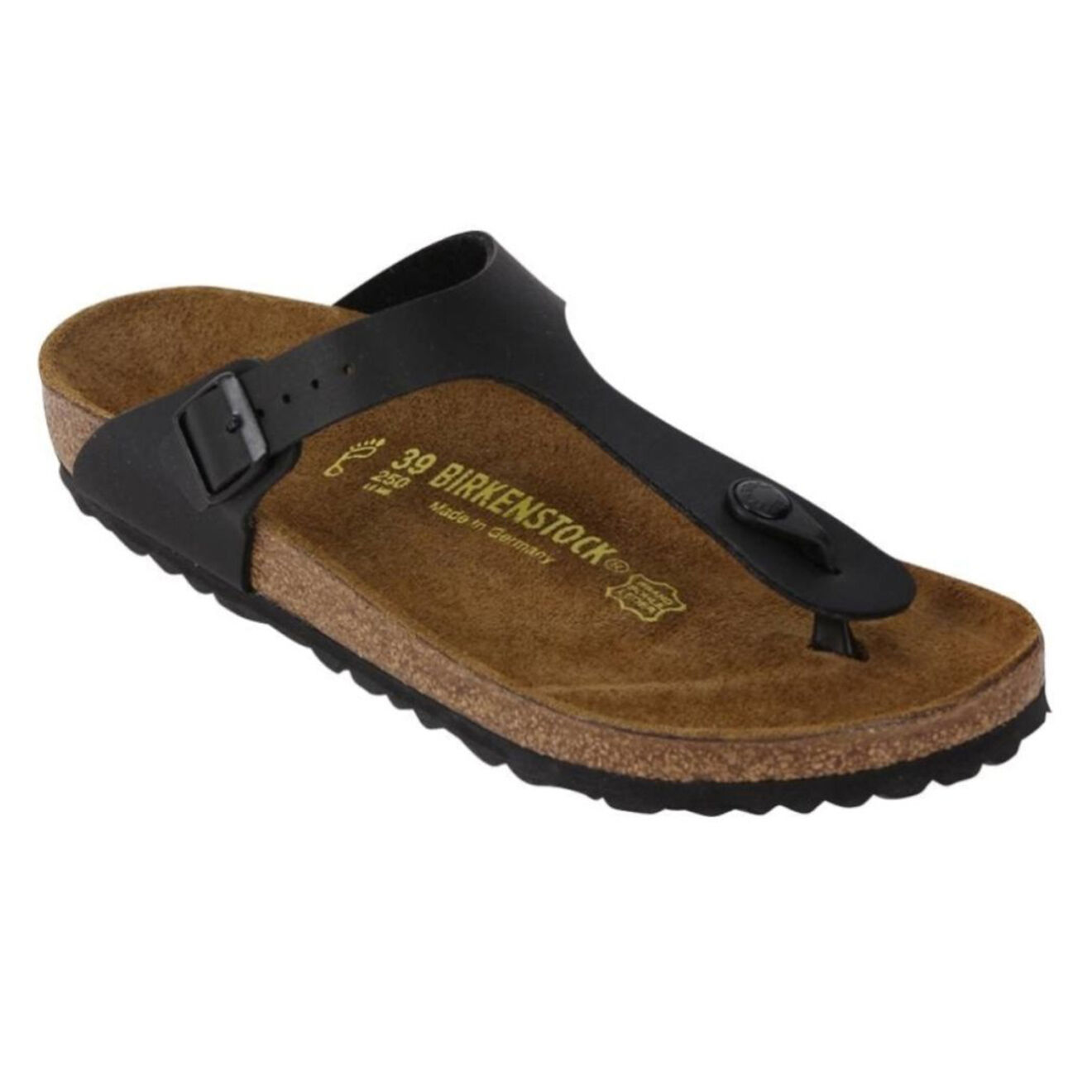 Birkenstock Tongs Gizeh noir foncé