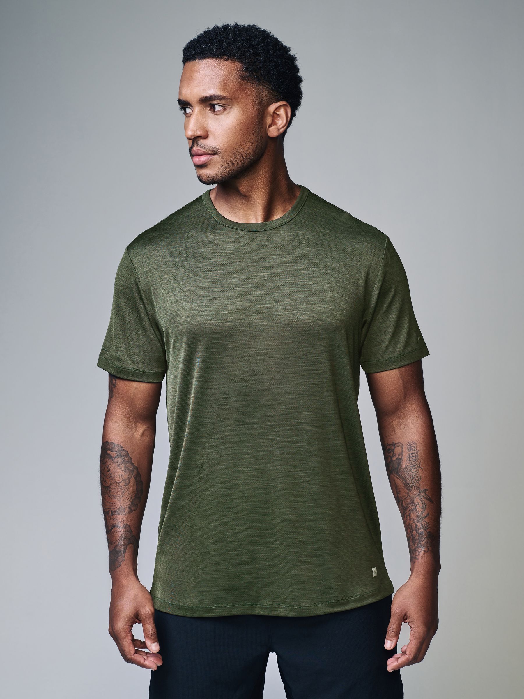 Groen - T-shirt met korte mouwen - Active Gym Trainingstop