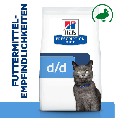 Hill's VET Katze Prescription Diet d/d Food Sensitivies Ente 1.5kg