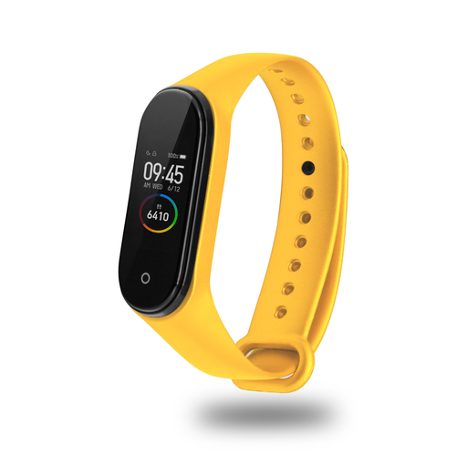 Pulseira de silicone amarela para Xiaomi Mi3 e Mi4