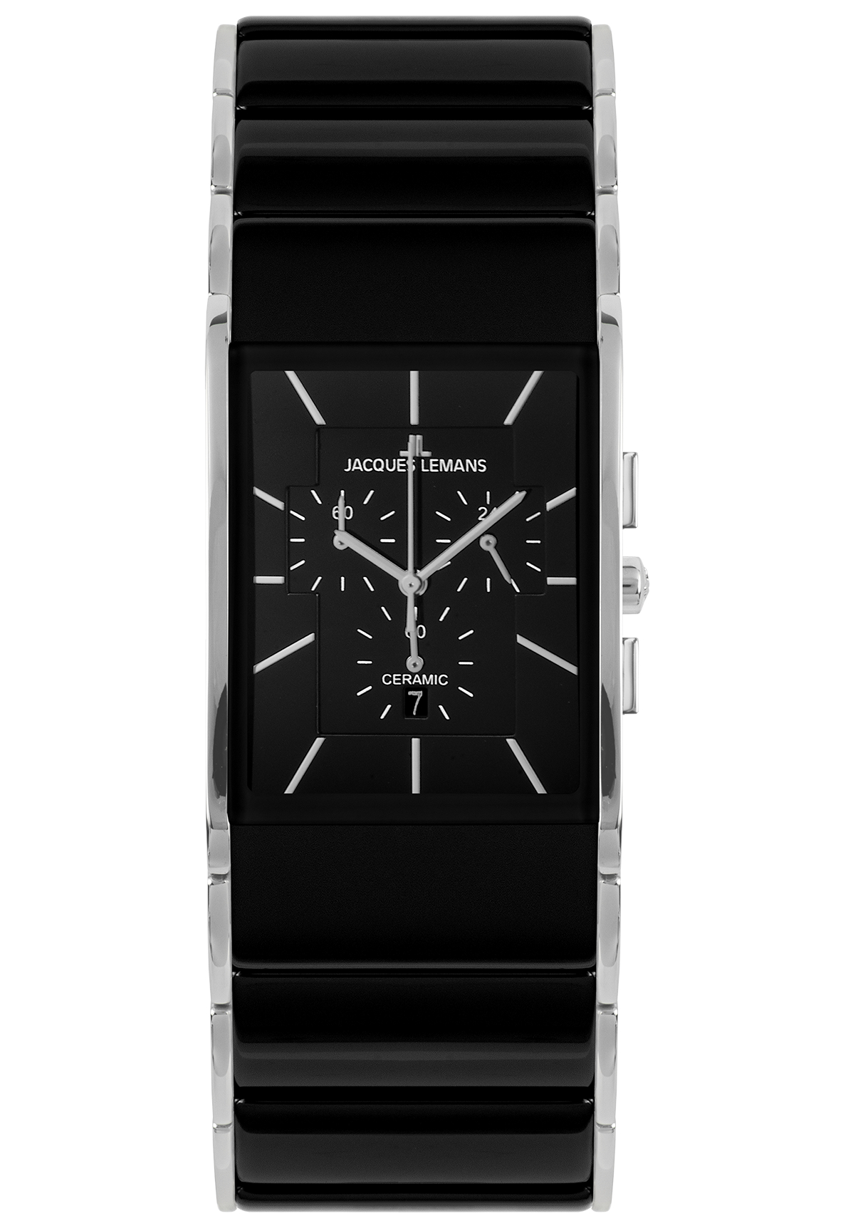 Jacques Lemans Chronograph Dublin HighTech Ceramic schwarz