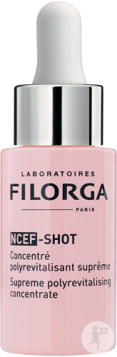 Filorga NCEF-Shot Concentré Polyrevitalisant Suprême Rides/Fermeté/Éclat Flacon Compte-Gouttes 15ml