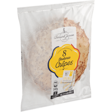 Bernard Jarnoux Crêpier Bretonse Crêpes met Verse Melk 8 Stuks 200 g