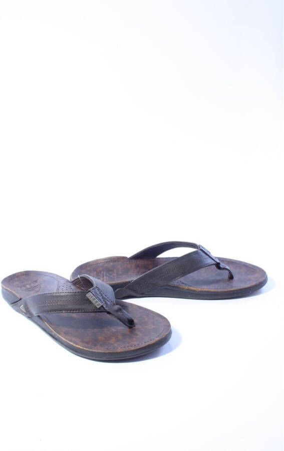 Reef J-Bay Iiidark Brown Dark Brown Heren Slippers Donkerbruin