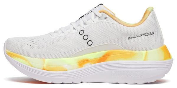 Chaussures Running Saucony Endorphin Trainer Blanc/Jaune Homme