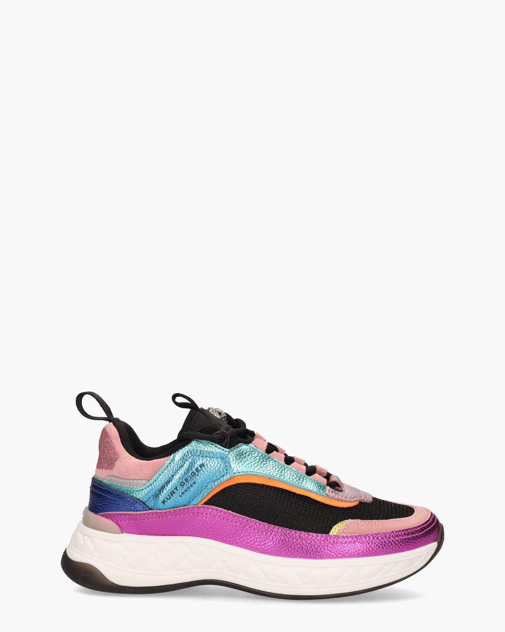 Kurt Geiger Kensington Sneaker Zwart/Multicolor Damessneakers