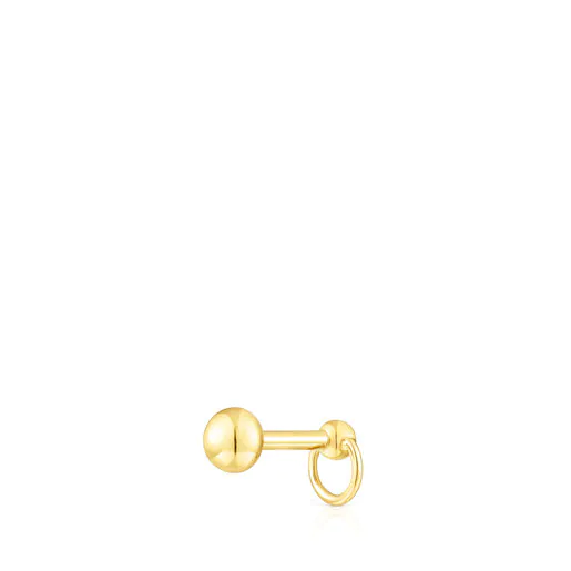 Piercing de acero IP dourado Plump