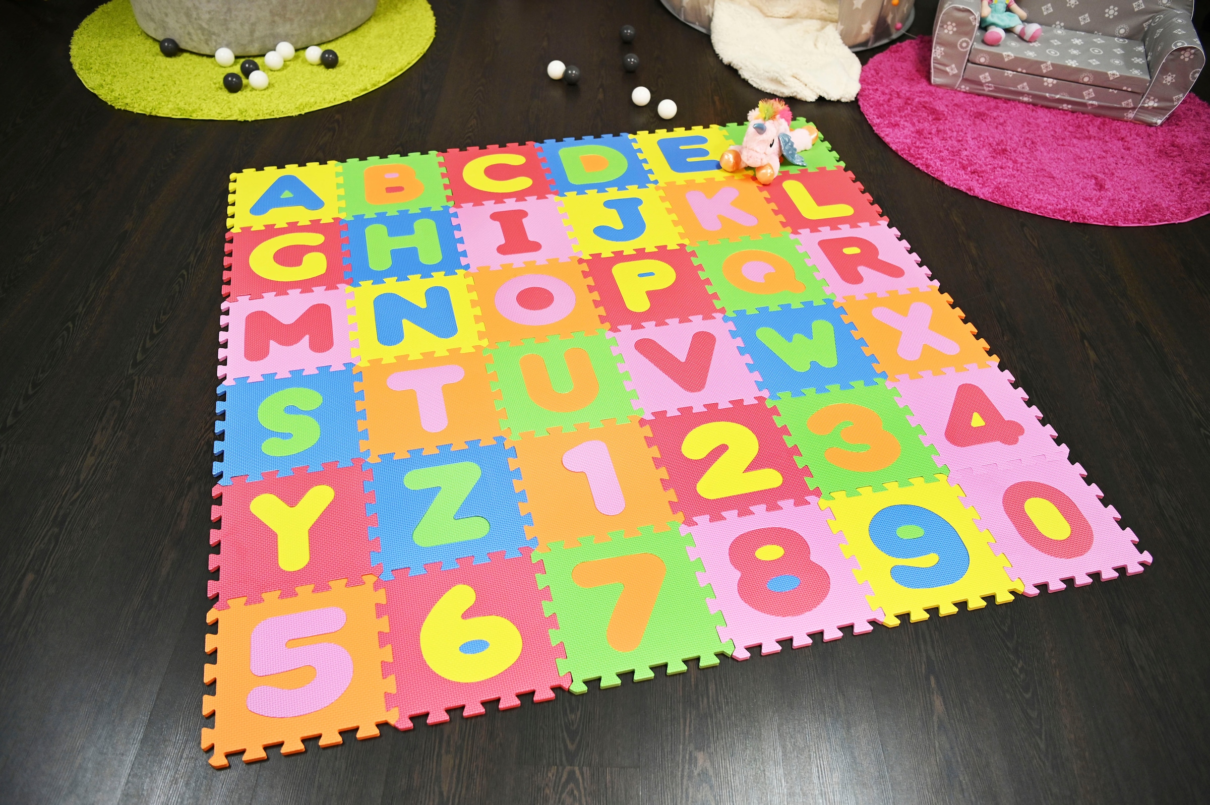 Knorrtoys® Puzzle »Zahlen und Buchstaben« Puzzlematte, Bodenpuzzle