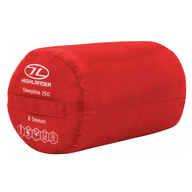 Highlander Sleepline 250 slaapzak - Red