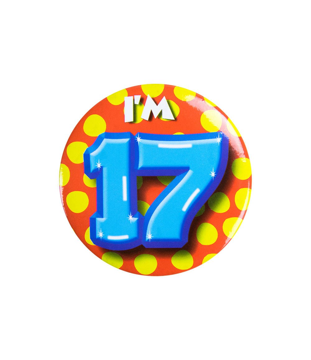 I'm 17 Button 17 Jaar 5,5cm