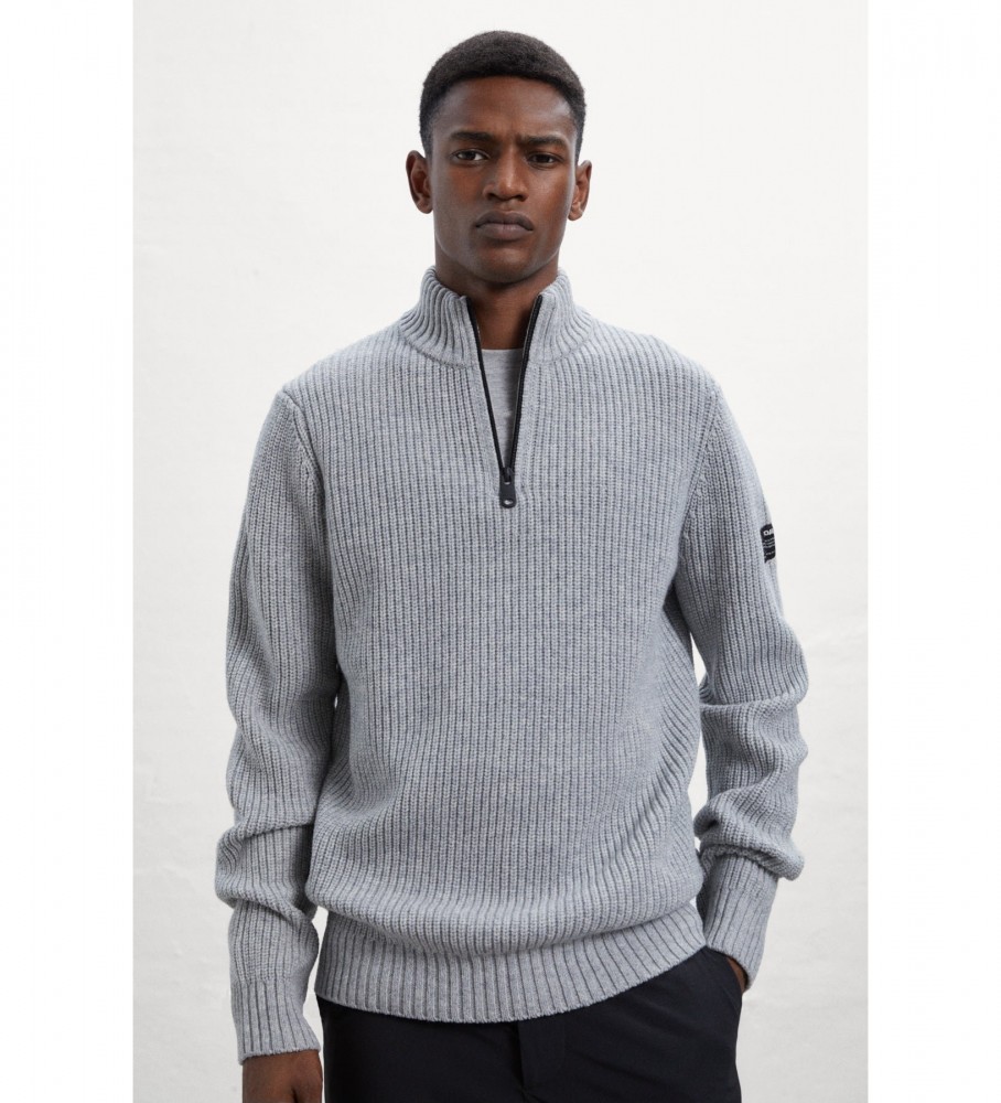 Camisa de malha ECOALF MERTO cinza
