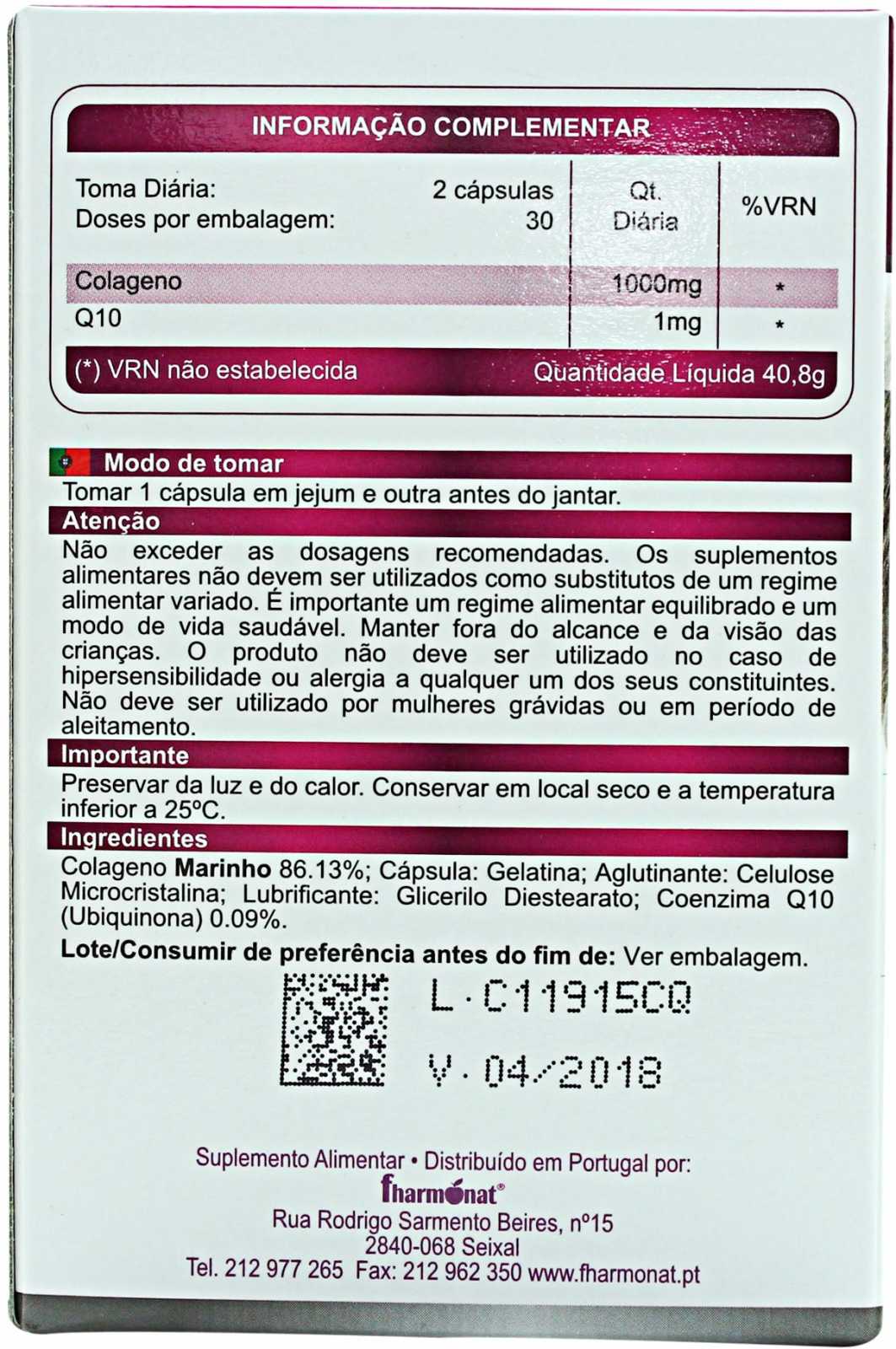 Fharmonat Colágeno MaxiPlus 60 Comprimidos