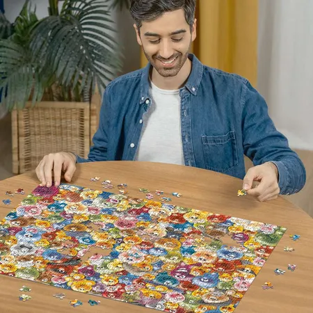 Ravensburger Puzzle - Challenge Ganz viel Gelini, 1000 Teile