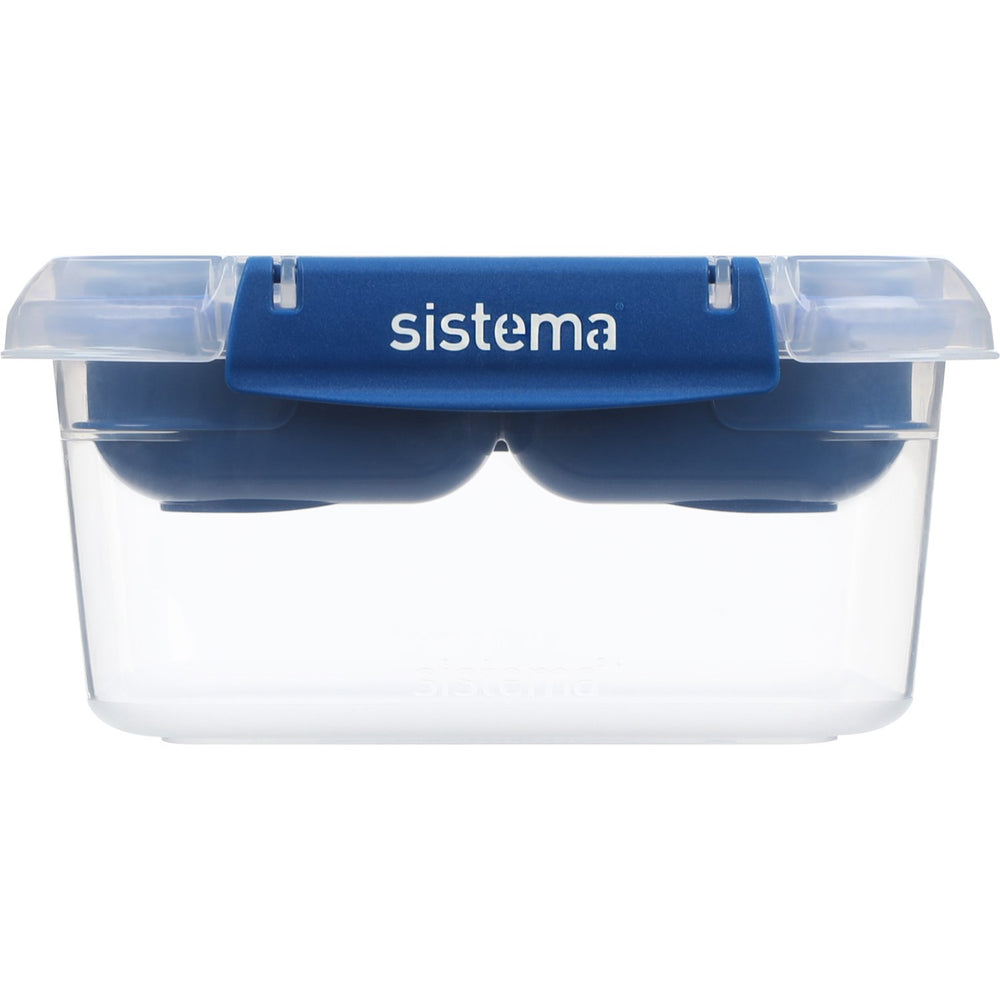 Køb Sistema Ocean Blue Square Stax To Go Madkasse 1.15L | Luksusbaby