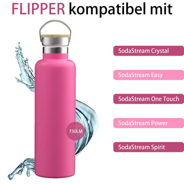 Termoflaske Kaffekande termokrus 350 ml (pink)