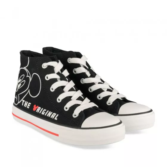 Baskets NOIR MICKEY