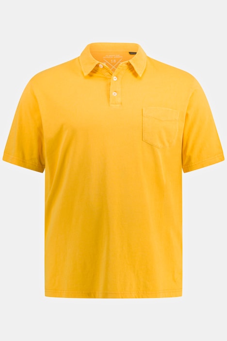 Poloshirt, Halbarm, moderne Waschung
