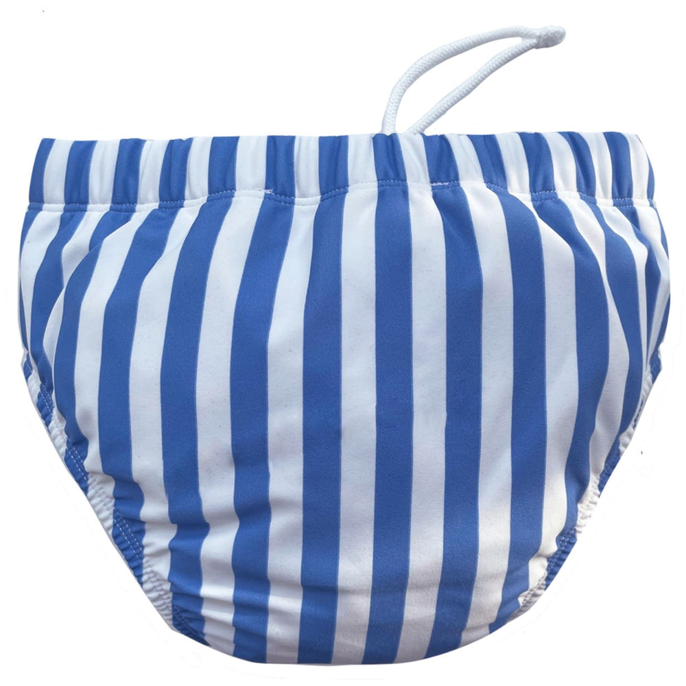 Køb Petit Crabe Vertical Stripes Leo Blebadebukser