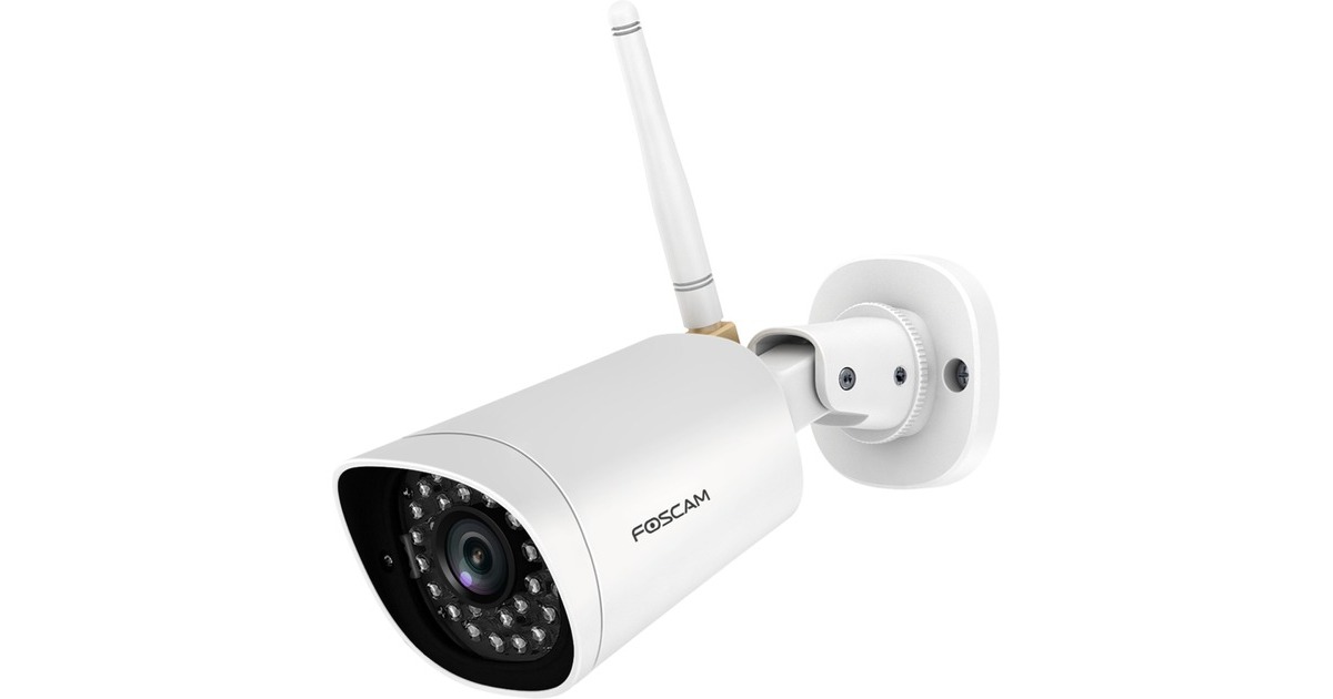 FoscamG4P Super HD wifi buitencamera  (Wit, 4 MP, 2K, WLAN)